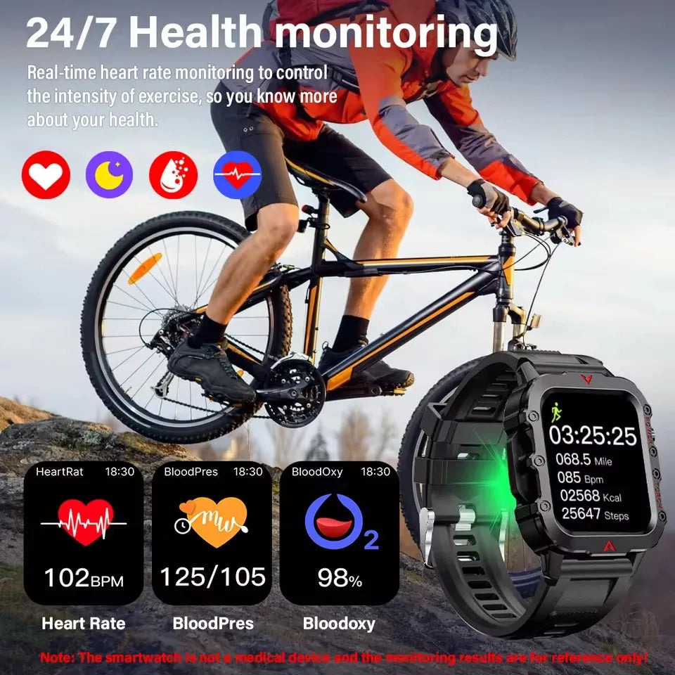 New GPS Sport Smart Watch Waterproof  BT Call