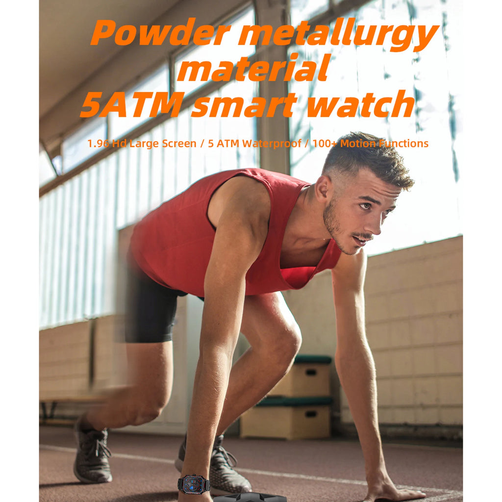 Smart Bracelet Sports Watch 1.96-Inch TFT LCD