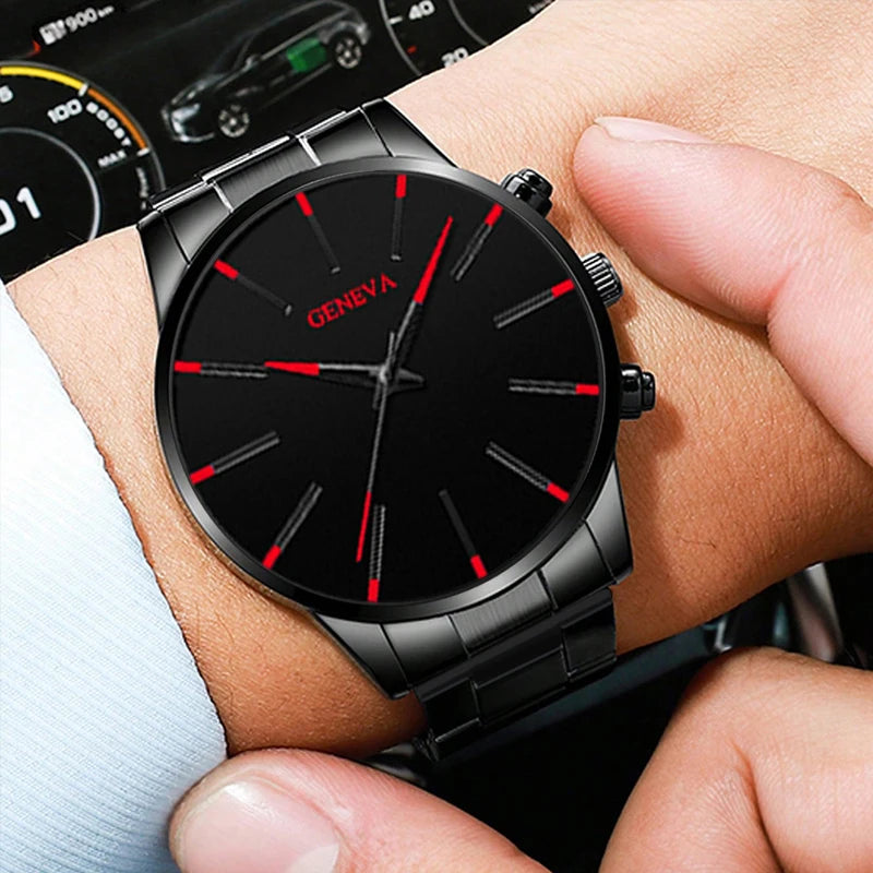 Stylish Men's Quartz Watch, Fashionable Business Men's Watch