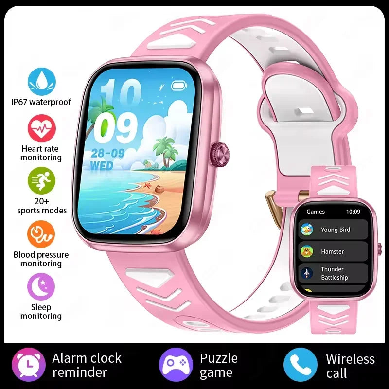Children Boys Girls Present Smart Watch Fitness Tracker Bluetooth Call Smart