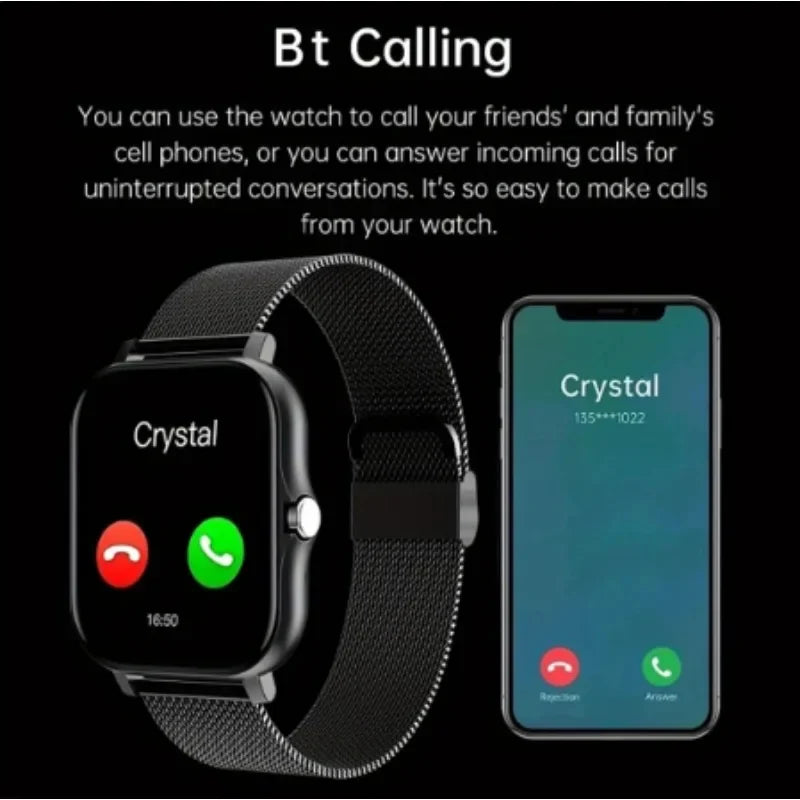 Smart watch for android phone.1.44 inch colour screen