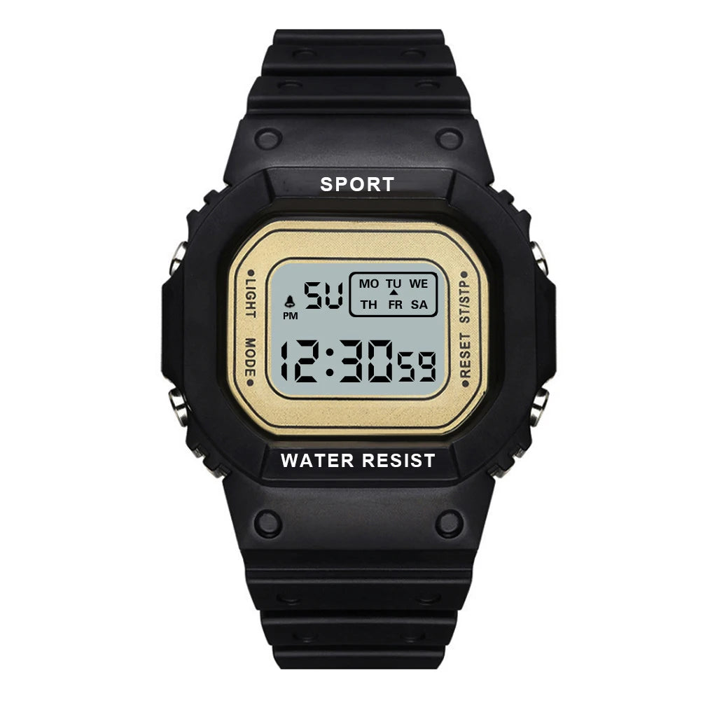 Sports Watch Boys Girls Student LED Electronic Watch