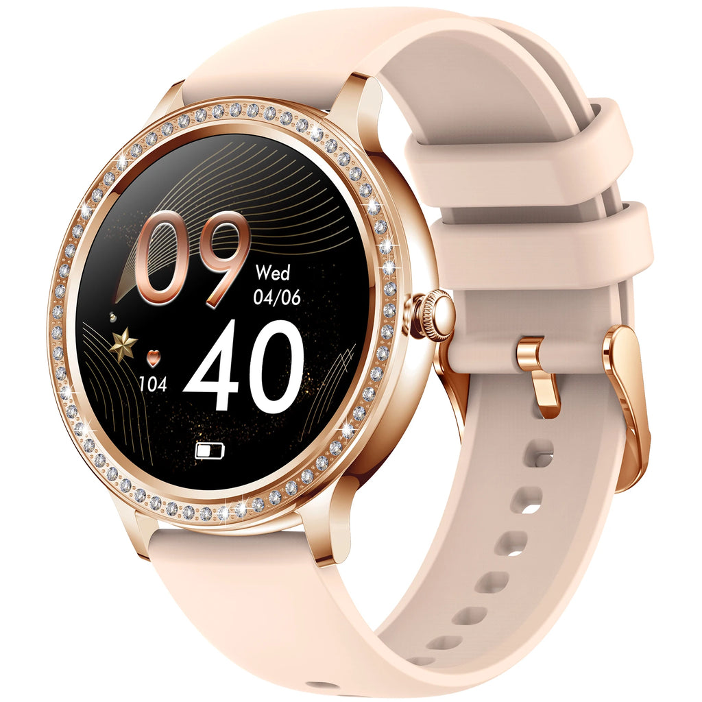 EIGIIS Smart Watch for Women 1.32” Full Touchscreen