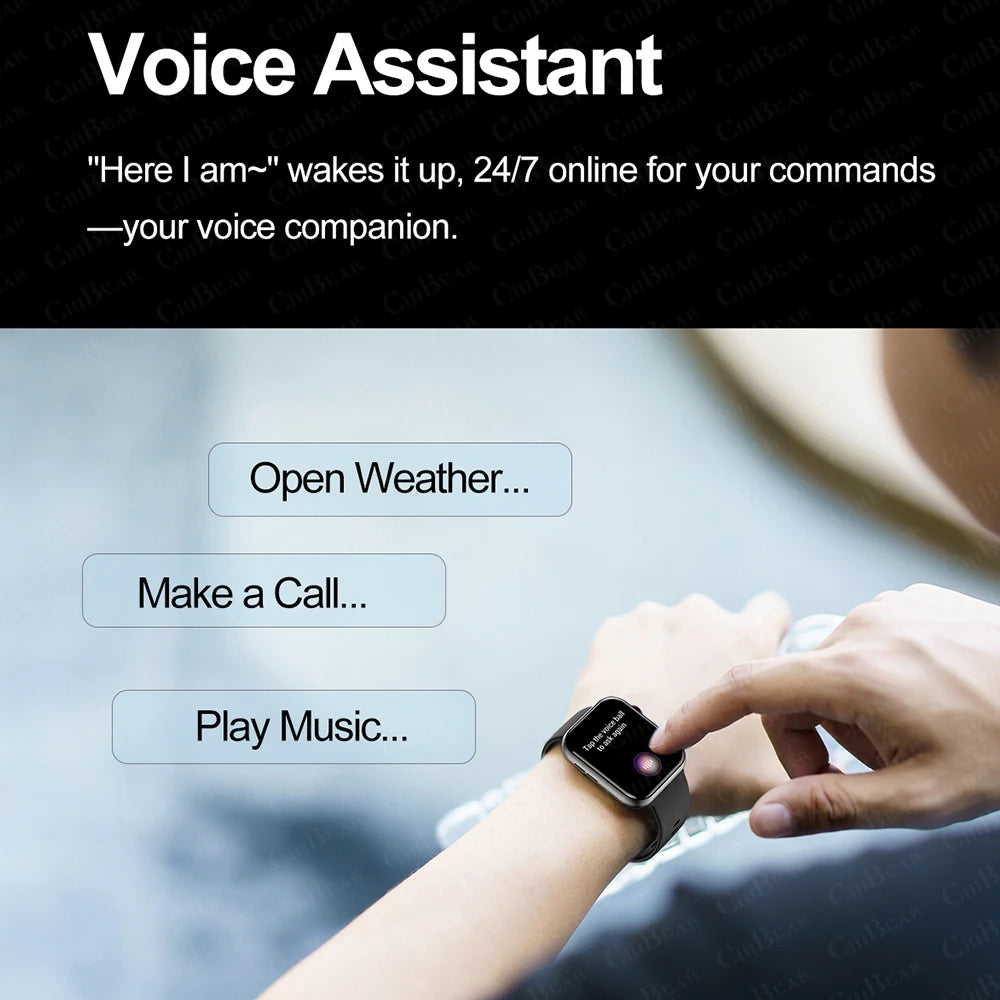 New Smart Watch Full Touch Screen Bluetooth Call AI Voice