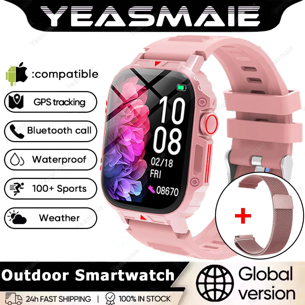New Smartwatch 1.95 Inch Screen Health Monitoring Watches