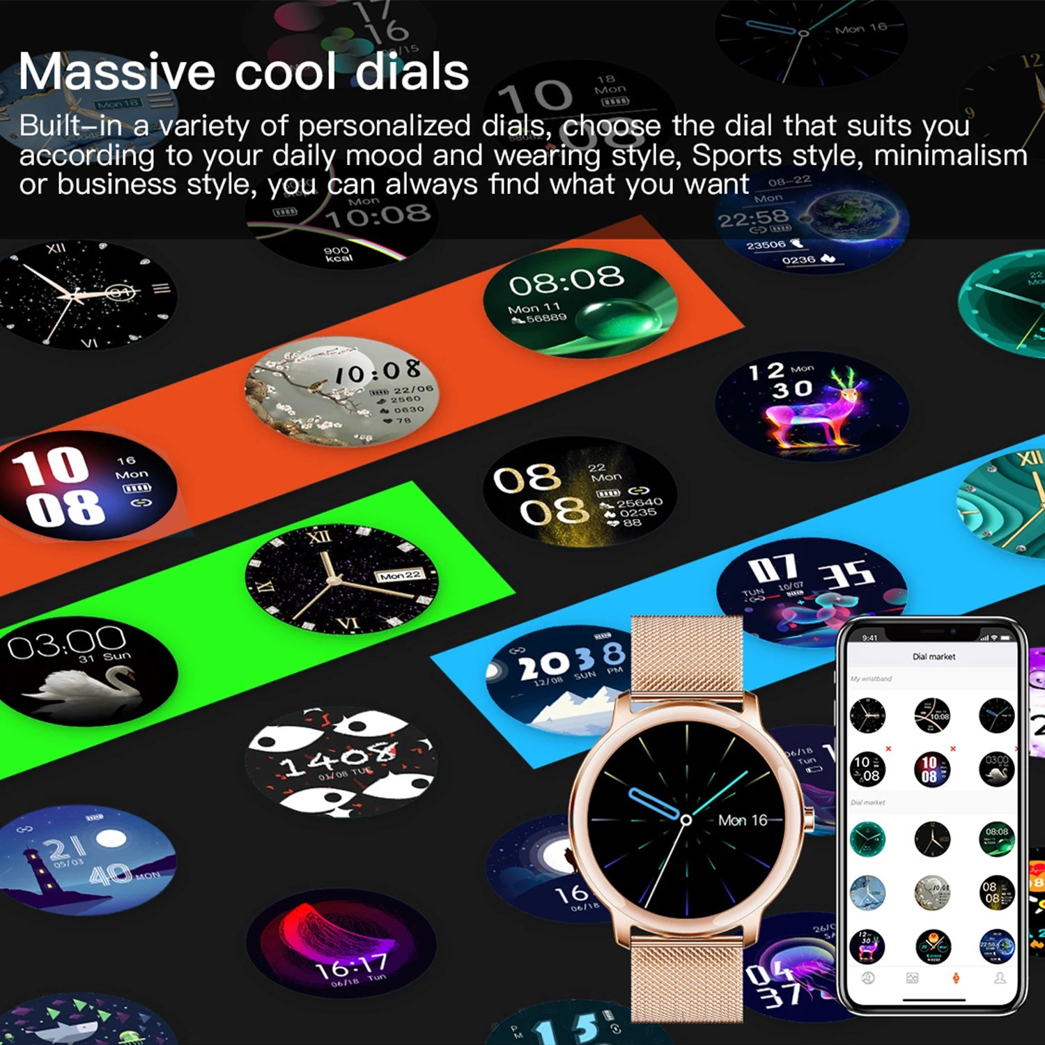 1.69 Inch Smart Watch, Multiple Function, Heart Rate Monitor, Fitness