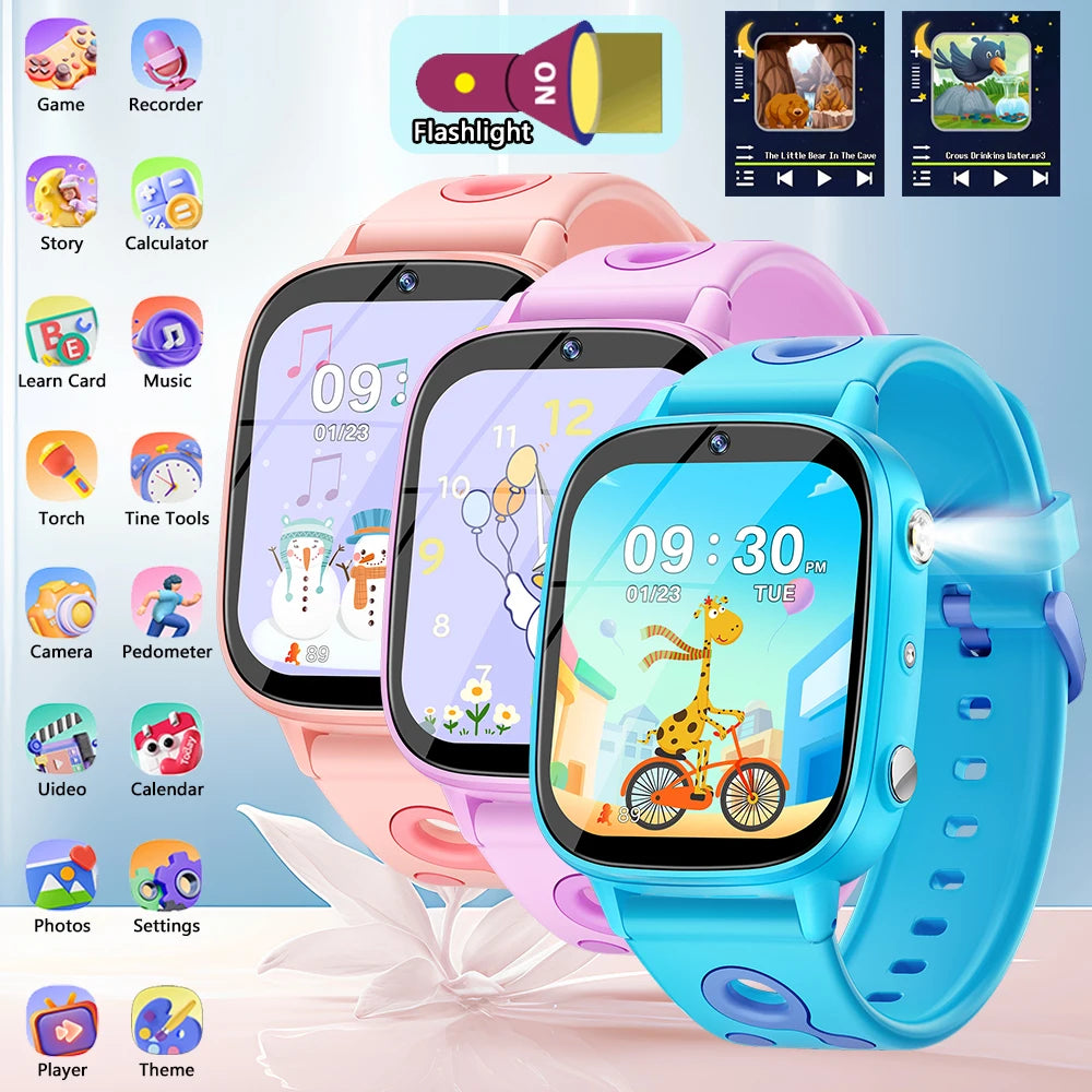 2025 New Smart Watch For Children HD Touch Screen Camera