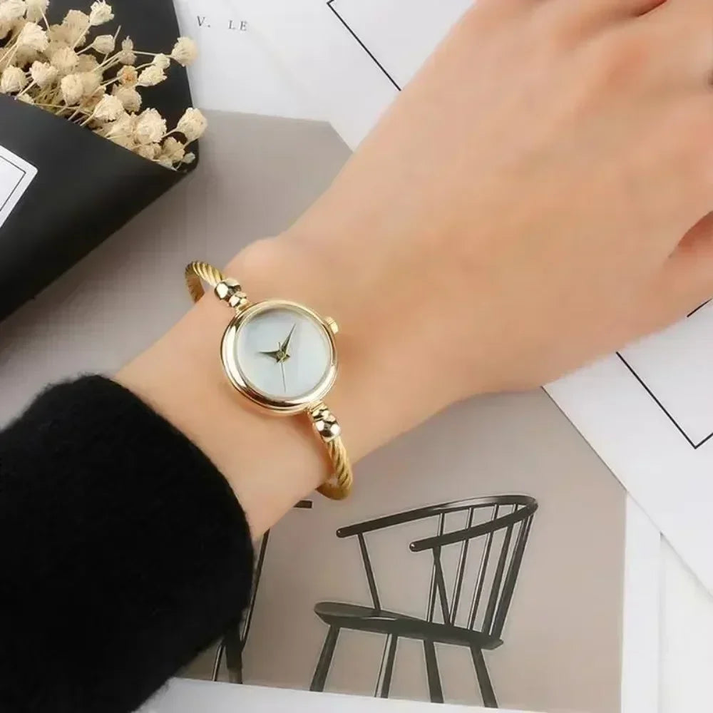 Watch for Women Small Gold Bangle Bracelet Luxury