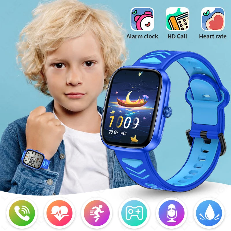 LIGE  Kids Smart Watch Child HD Touch Screen Games Smartwatch