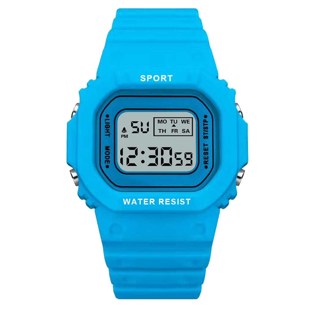 Sports Watch Boys Girls Student LED Electronic Watch