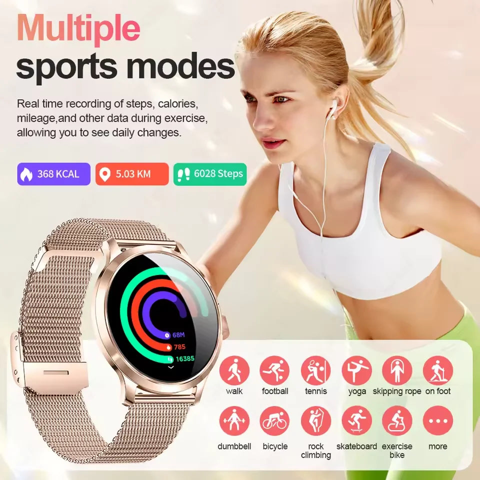 Smart Watch For Women AMOLED Screen Watches