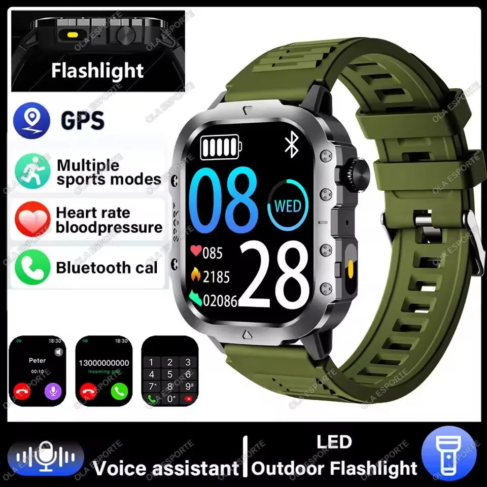 Xiaomi Military Smart Watch Men Waterproof Outdoor Sports Tracker