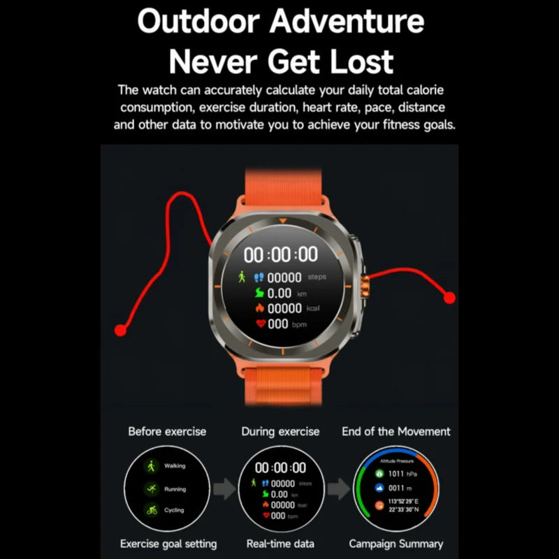 Outdoor Smartwatch Z7 Ultra with Android and IOS