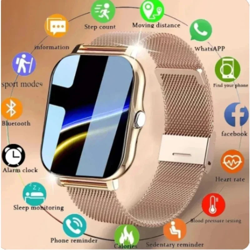 Smart watch for android phone.1.44 inch colour screen