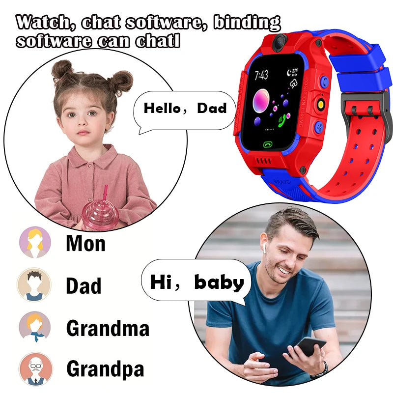 Children's Smart Watch Girl Boy-Smart Watch