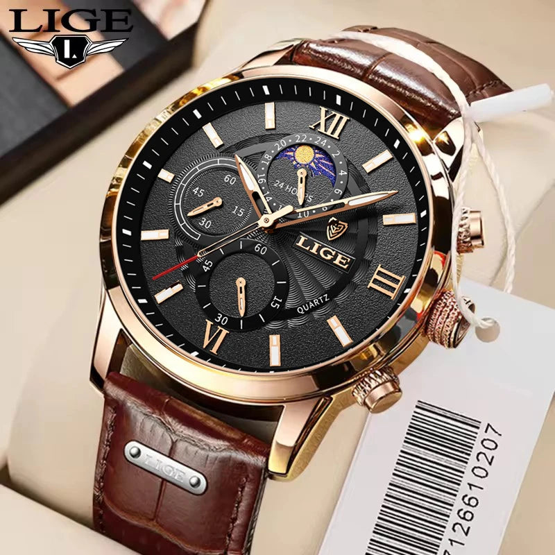 Men's Watches LIGE Top Brand Luxury Men WristWatch