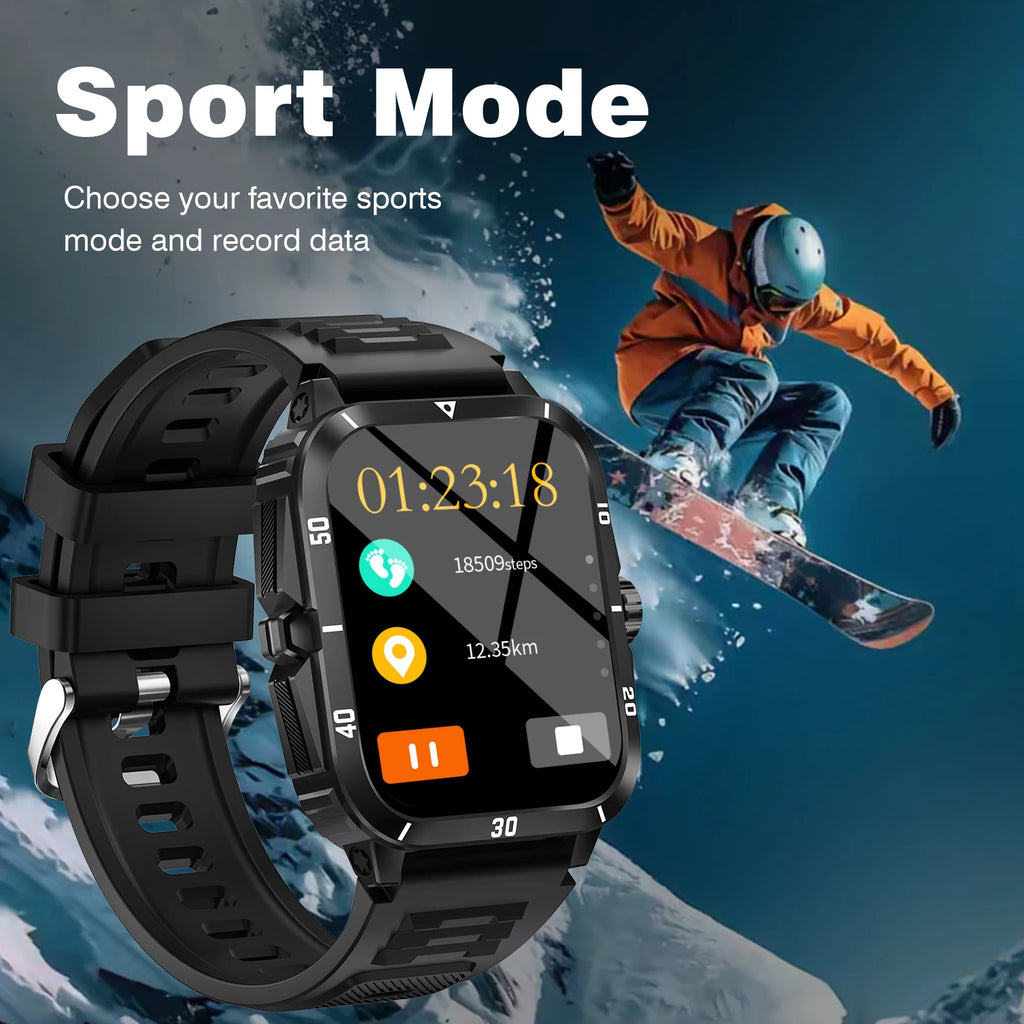 Popular new smartwatch, HD full touch display, wireless calls, message