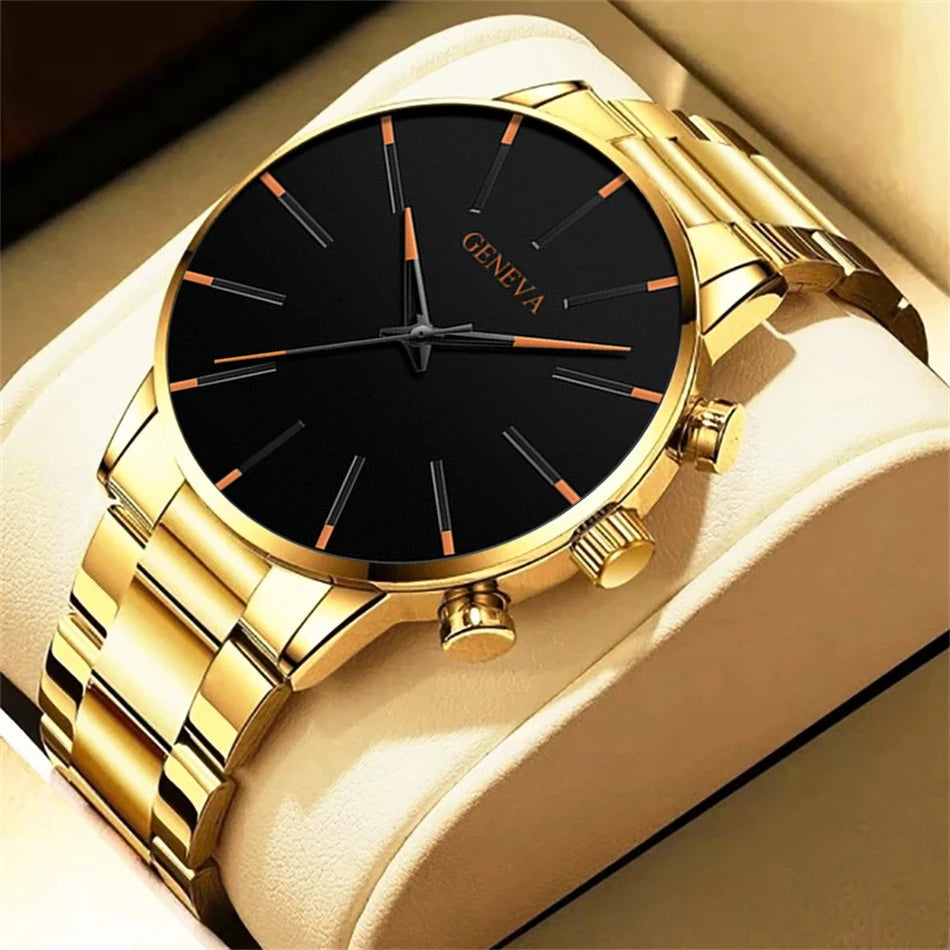 Stylish Men's Quartz Watch, Fashionable Business Men's Watch