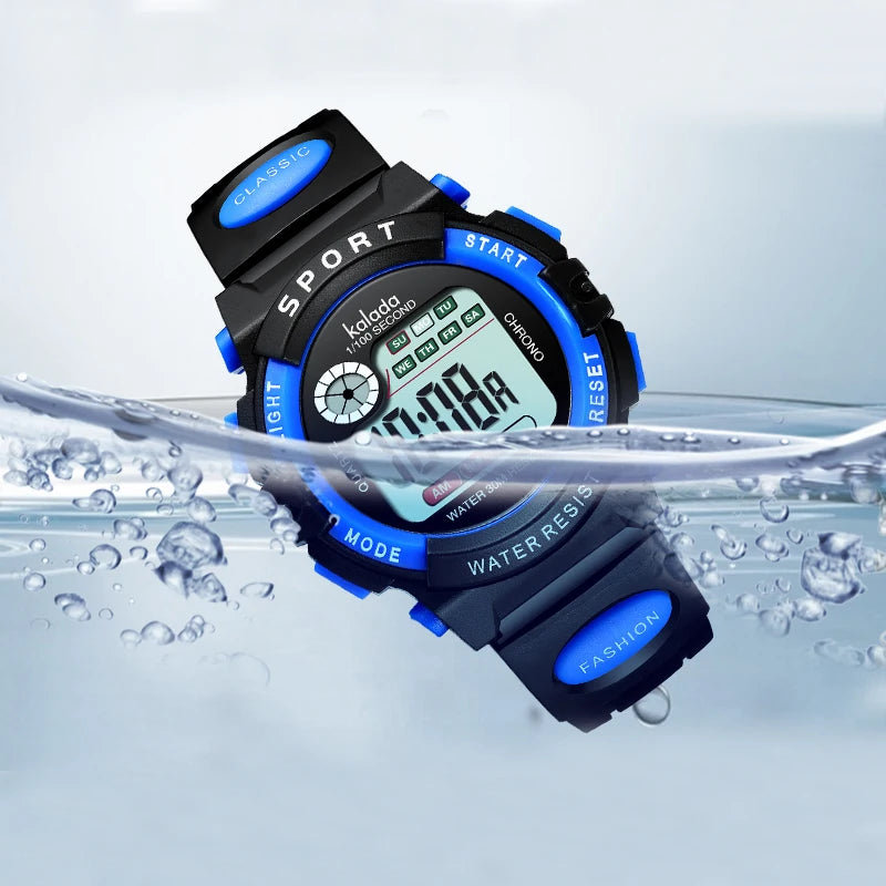 Children Watch Sport Kids Watches Silicone Strap Waterproof