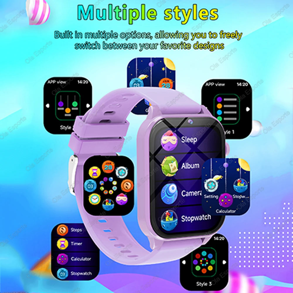 Children's Wristwatch 18 Games Kids Smart Watch
