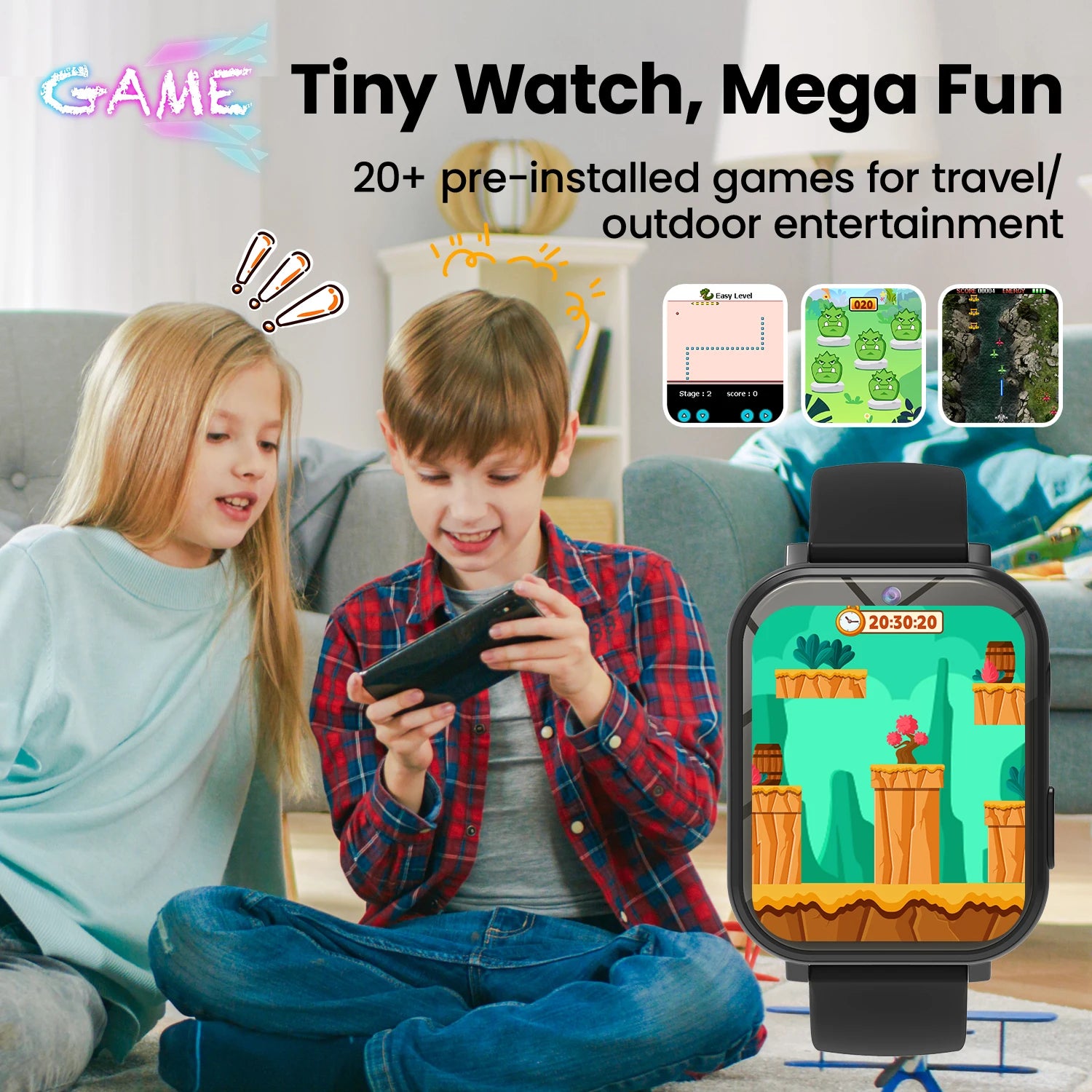 Children's Camera Smartwatch Girl Boy Age 4-12 Years Kids