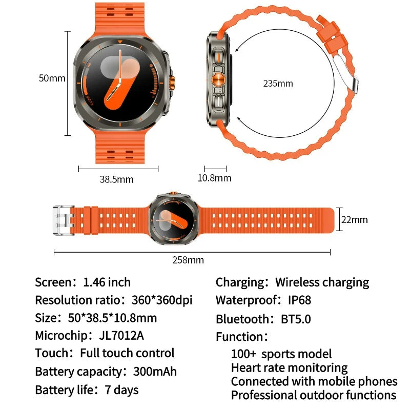 Outdoor Smartwatch Z7 Ultra with Android and IOS