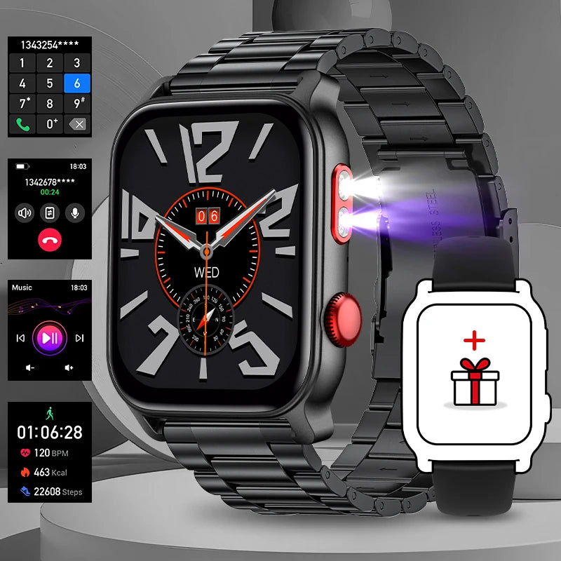 LIGE Smart Watch Answer Make Call Message Preview Sports Sleep Monitor