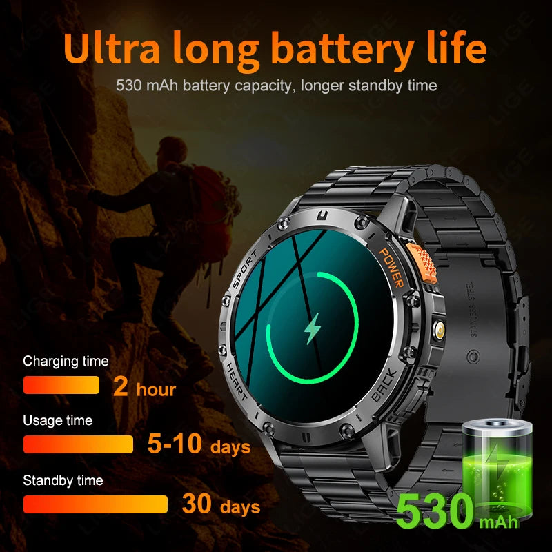 For Android ios New AMOLED Smart Watch
