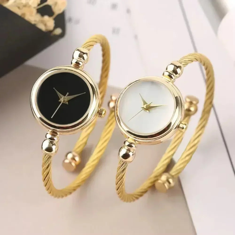 Watch for Women Small Gold Bangle Bracelet Luxury