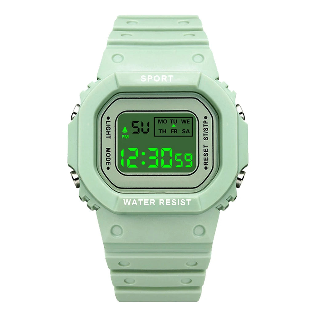 Sports Watch Boys Girls Student LED Electronic Watch