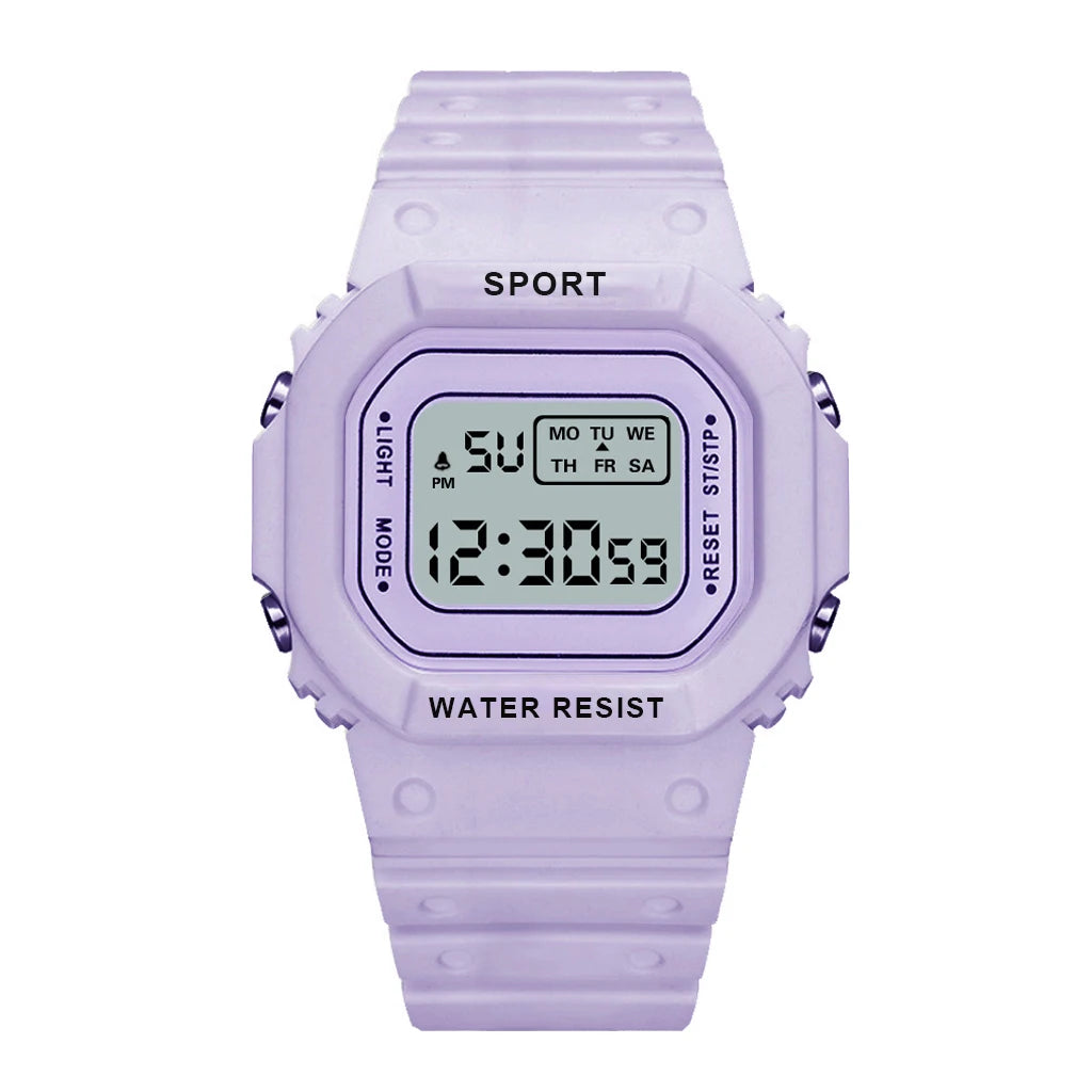 Sports Watch Boys Girls Student LED Electronic Watch