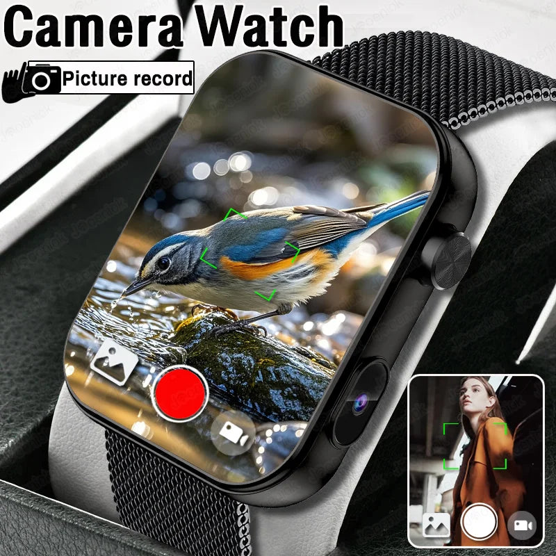 New Smart Watch Men Women Camera Take Photos Record Video