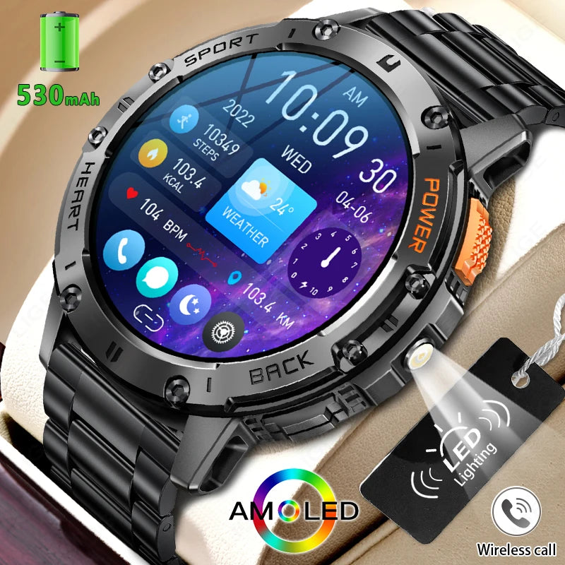 For Android ios New AMOLED Smart Watch