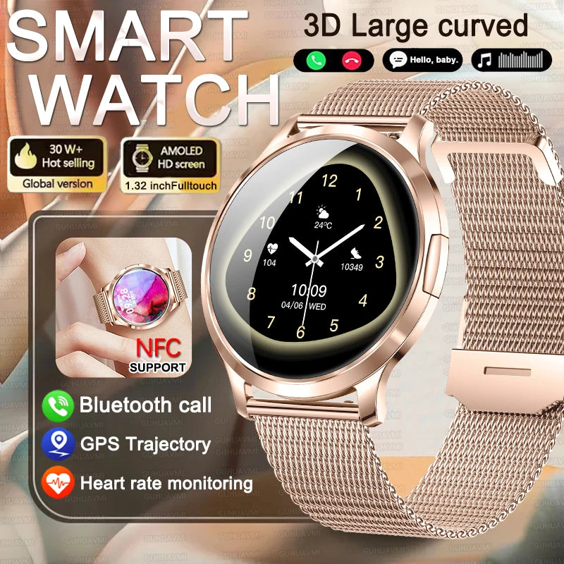 Smart Watch For Women AMOLED Screen Watches