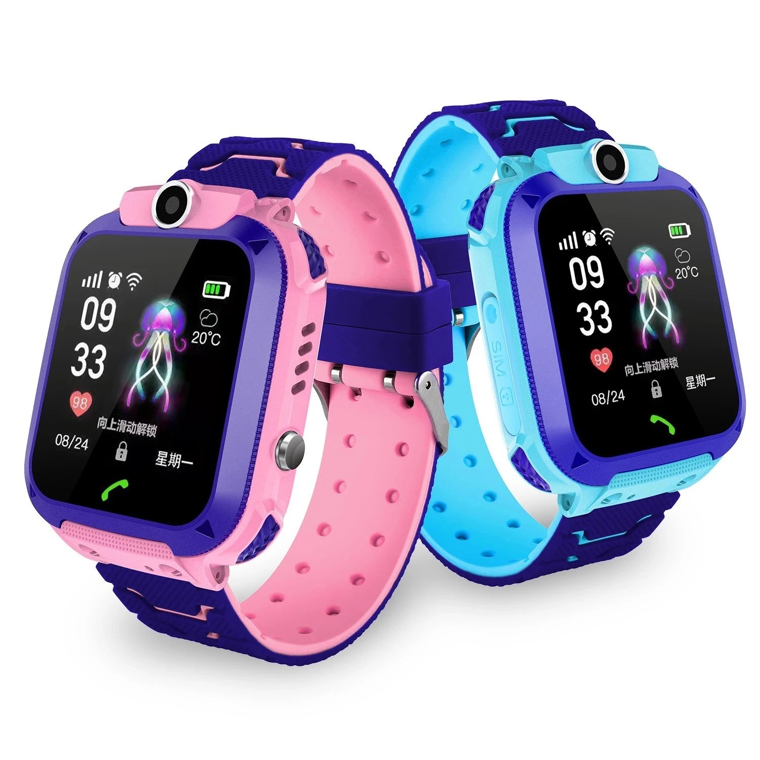 Q12 Children's Smart Watch SOS Phone Watch Smartwatch For Kids