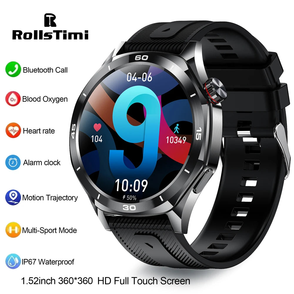 New Smartwatch RollsTime Smart Watch Man HD