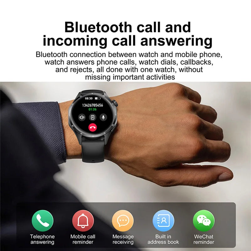New Men's Smart Call Watch 1.52 inch IPS Screen