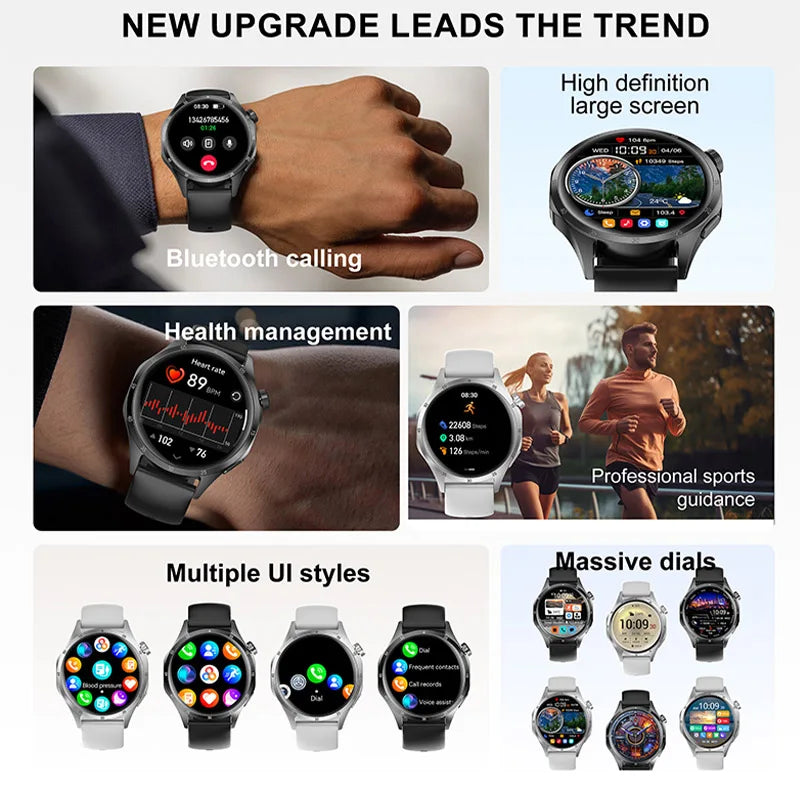 New Men's Smart Call Watch 1.52 inch IPS Screen