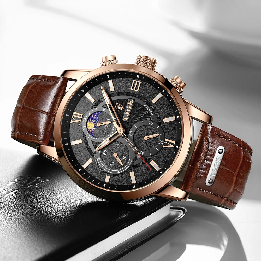 Men's Watches LIGE Top Brand Luxury Men WristWatch