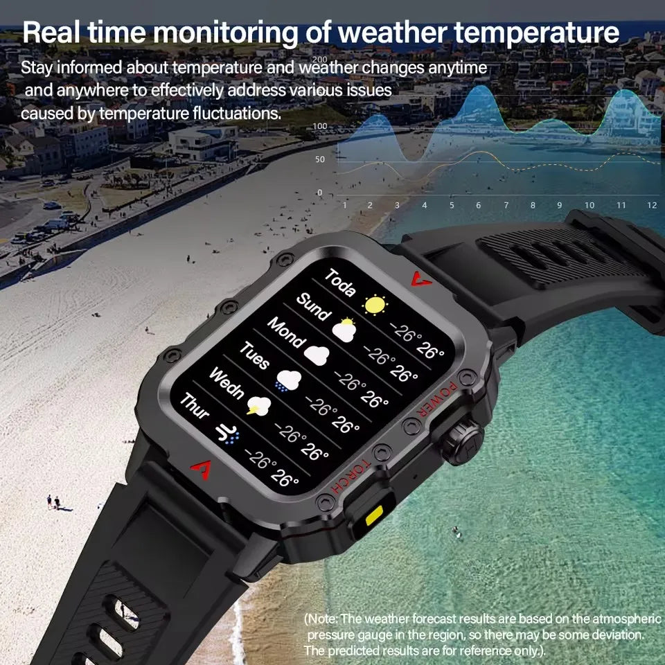 New GPS Sport Smart Watch Waterproof  BT Call
