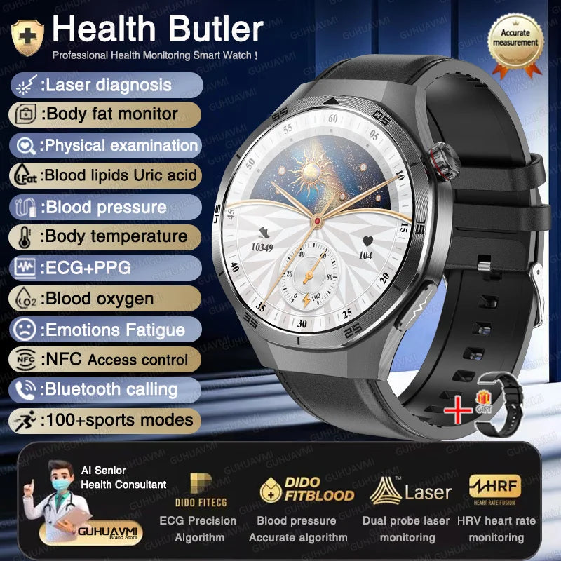 New Health Non Invasive AI Diagnostic Smart Watch