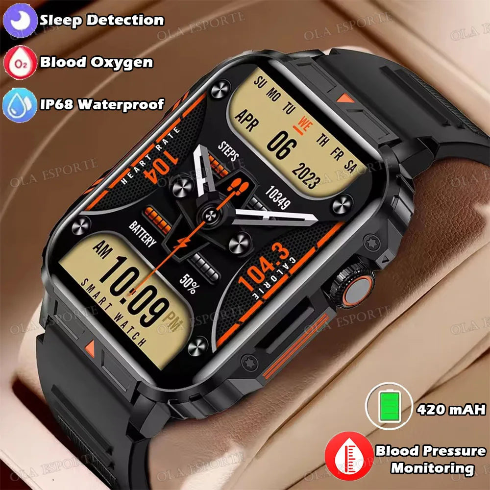 New Smartwatch 1.95 Inch Screen Health Monitoring Watches