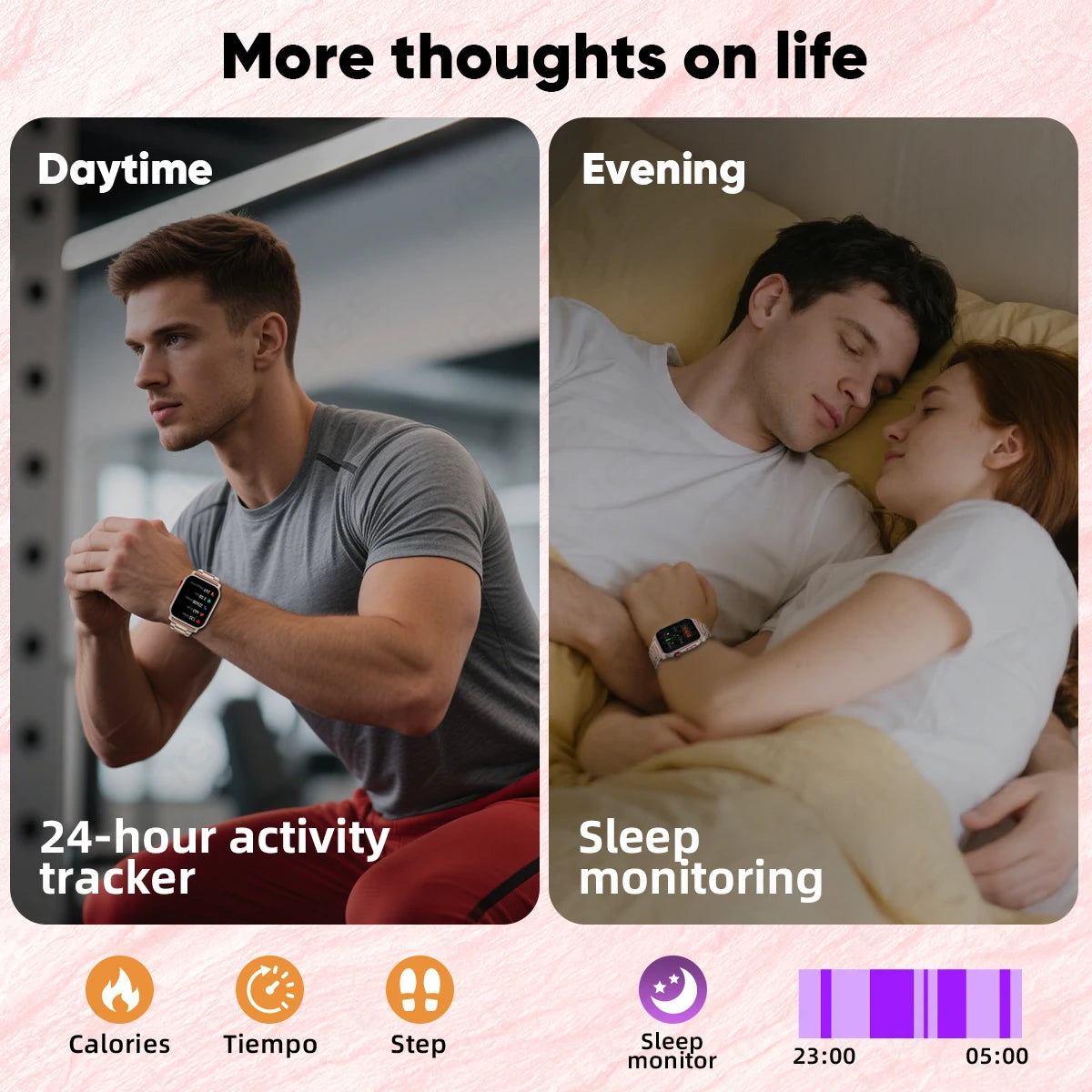 LIGE Smart Watch Answer Make Call Message Preview Sports Sleep Monitor