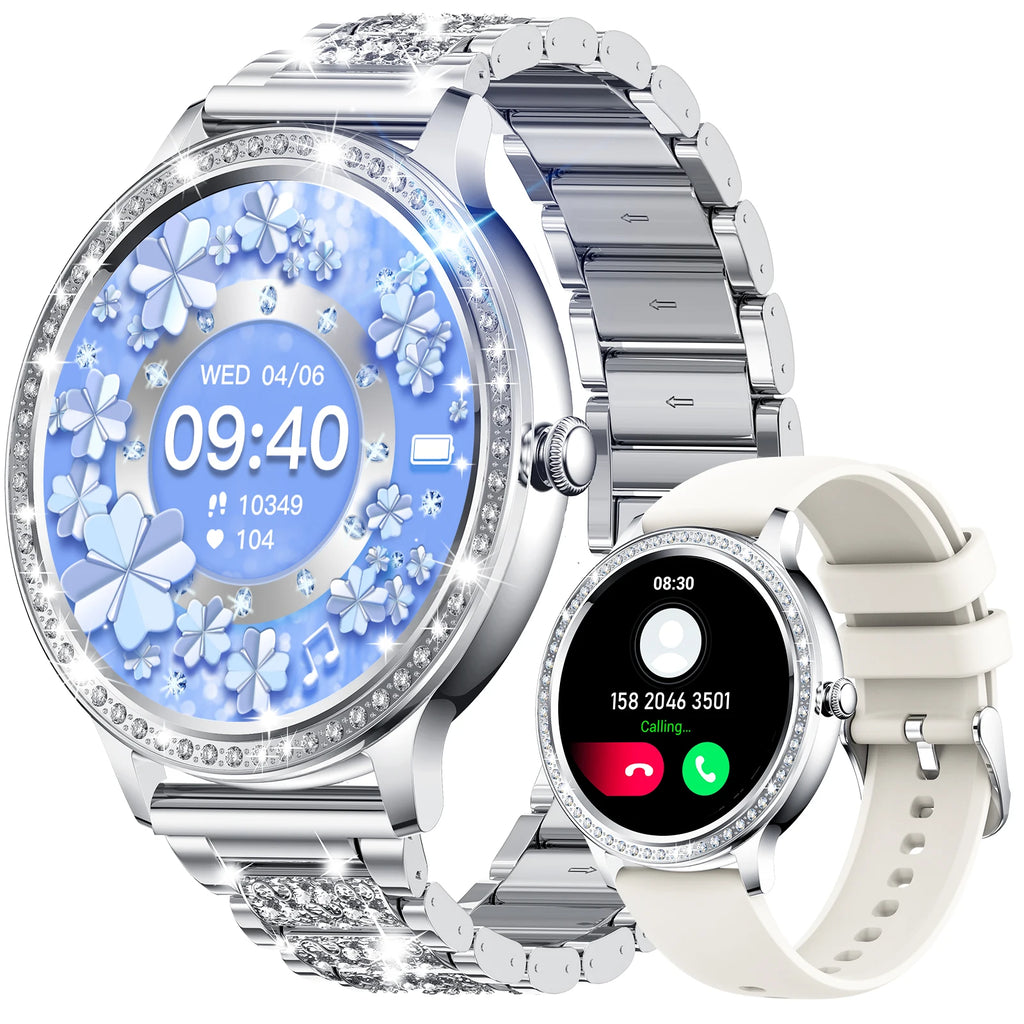 EIGIIS Smart Watch for Women 1.32” Full Touchscreen