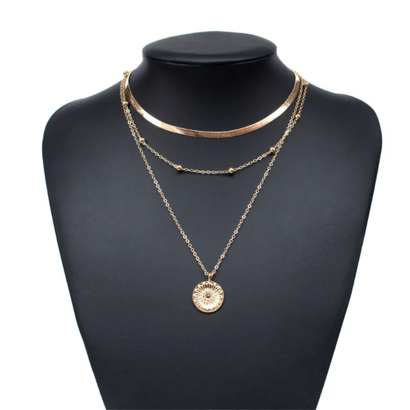 Classic Casual Necklace Neck Decoration Charm Necklace Fine Workmanship Fashion Women Simple Pendant Necklace