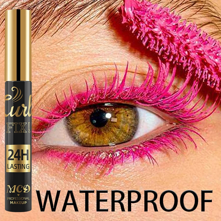 1PC Colourful Curling Mascara Waterproof Fast Drying Eyelashes