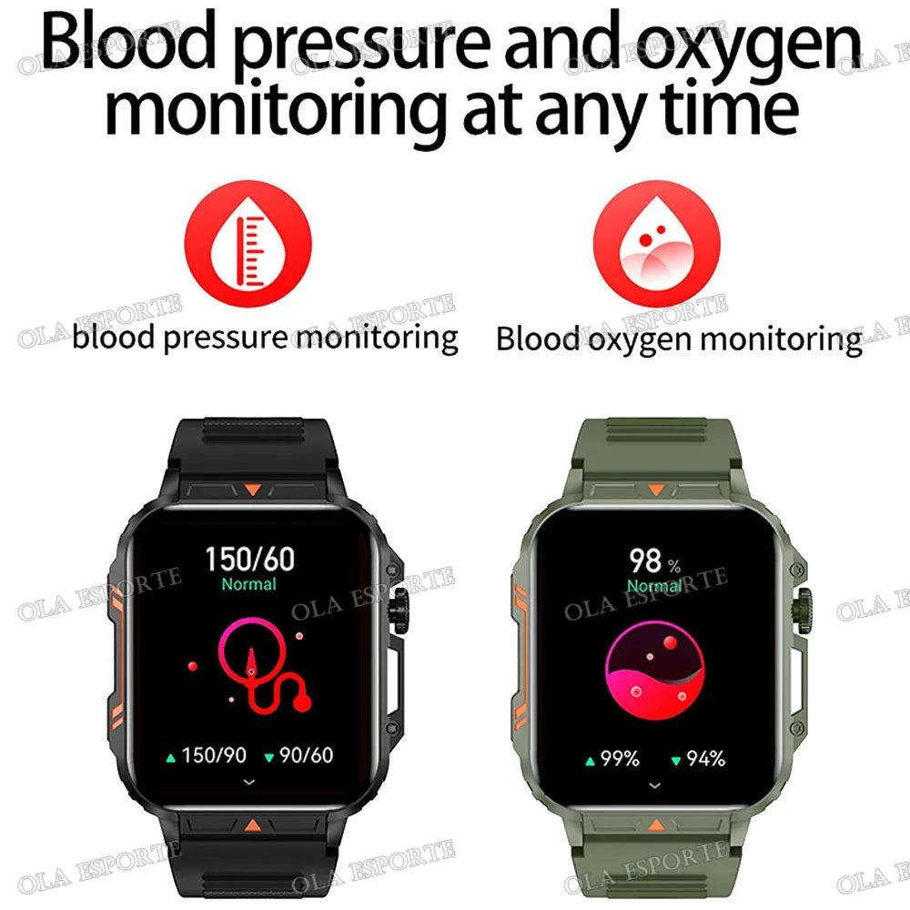 New Smartwatch 1.95 Inch Screen Health Monitoring Watches