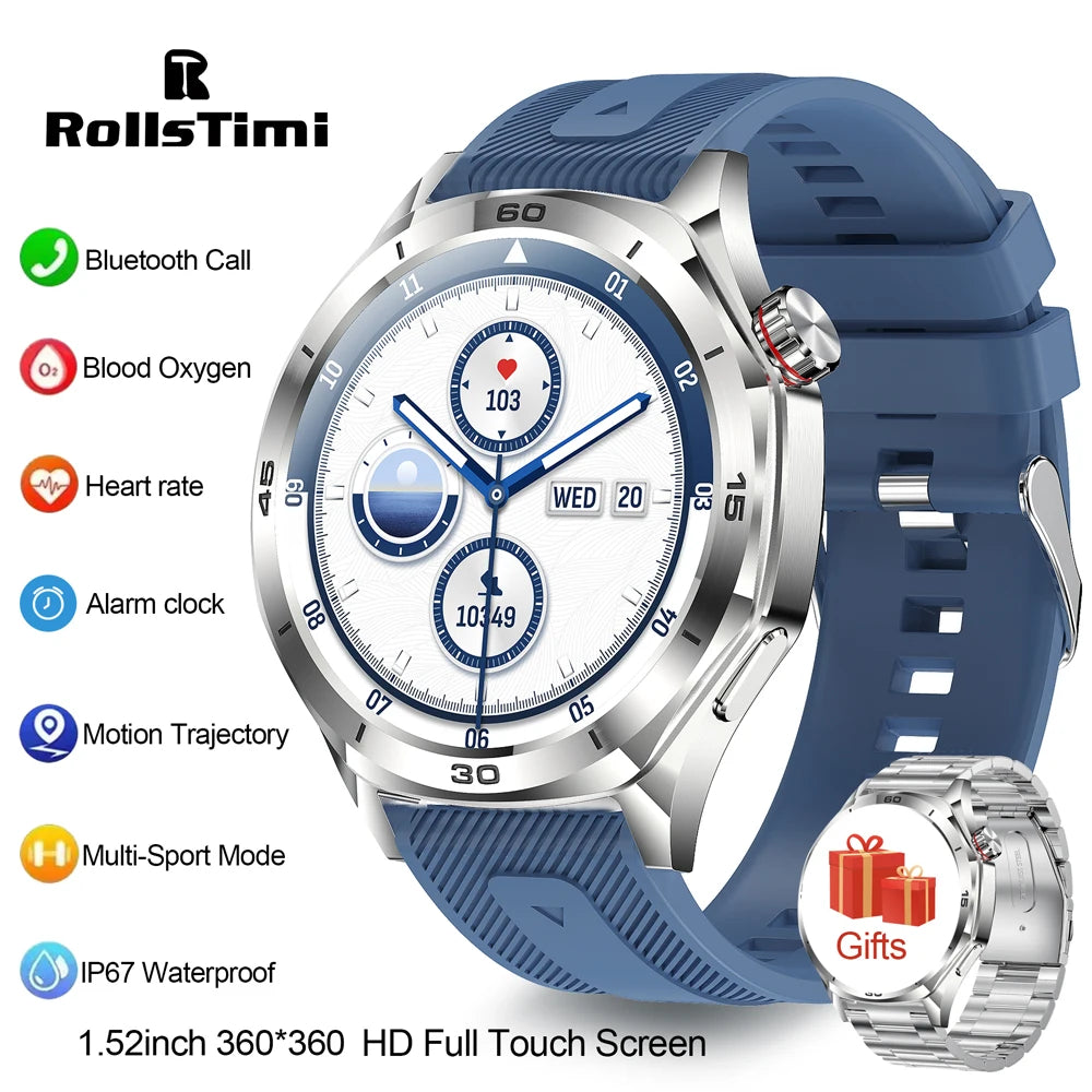 New Smartwatch RollsTime Smart Watch Man HD