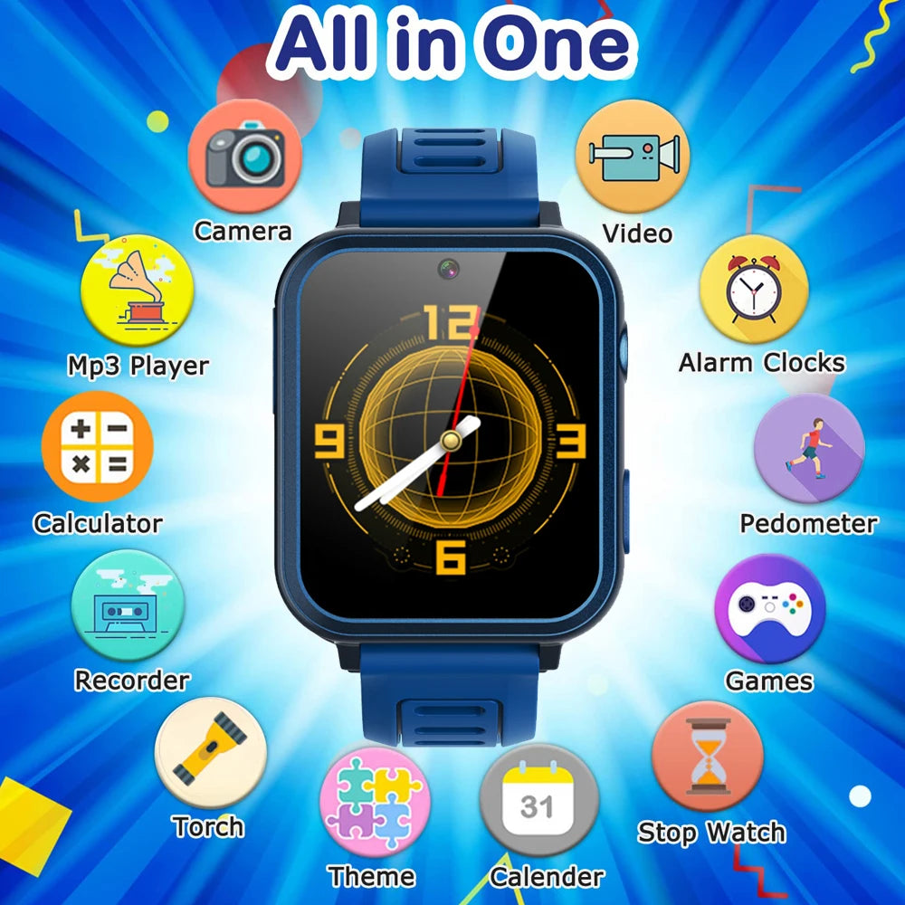 Children's Wristwatch 24 Games Kids Smart Watch Music Play