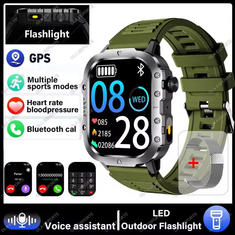 Xiaomi Military Smart Watch Men Waterproof Outdoor Sports Tracker
